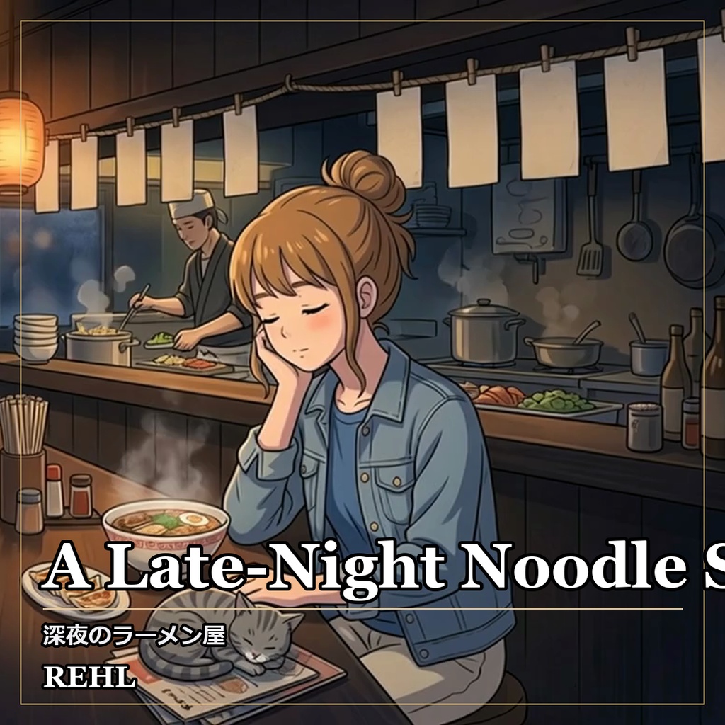 【著作権フリーBGM】深夜のラーメン屋 - カフェ・ジャズ Lo-fi 8曲