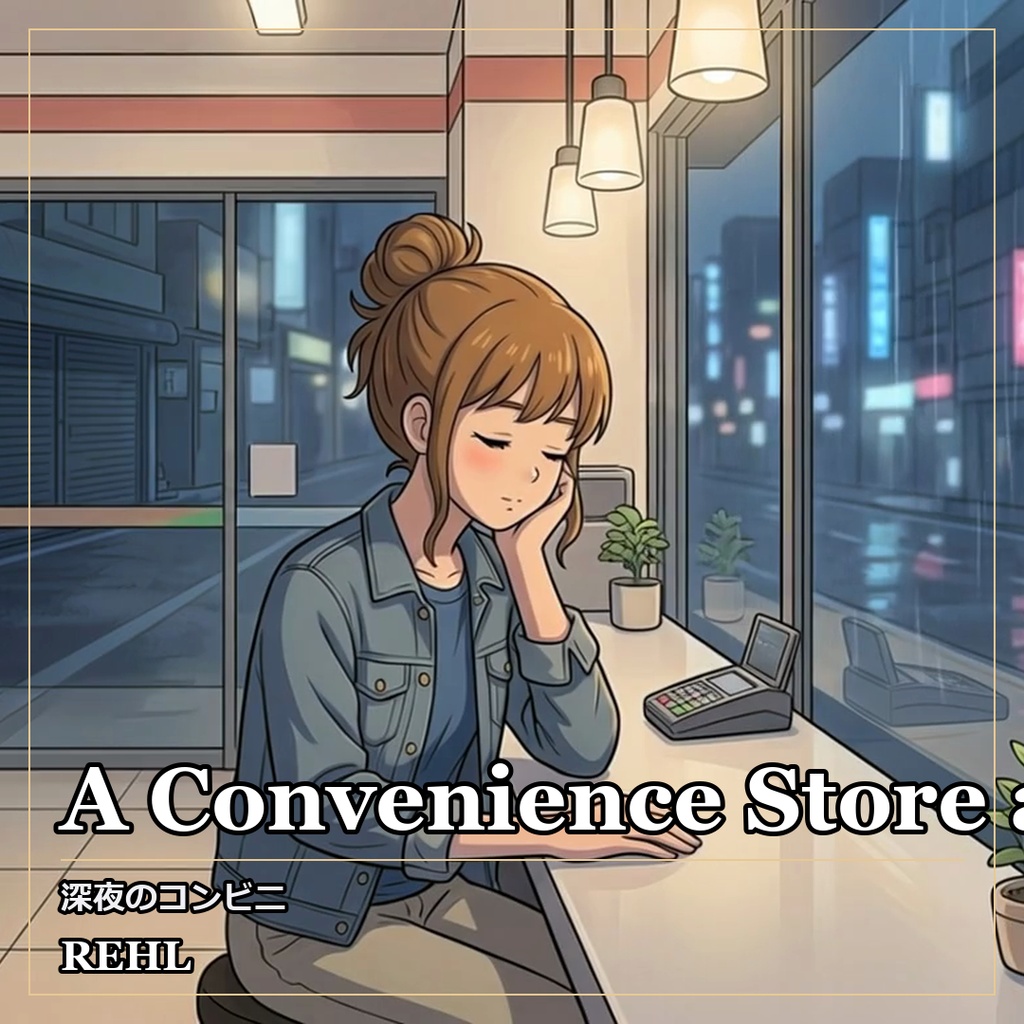 【著作権フリーBGM】配信・動画のためのカフェジャズ 8曲《深夜のコンビニ》｜待機・雑談・作業／全曲ループ想定／商用利用OK