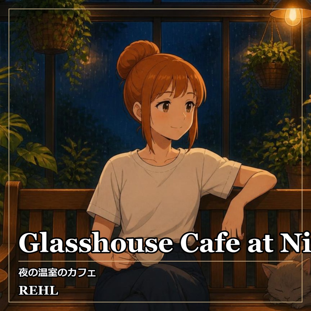 【著作権フリーBGM】配信・動画のためのカフェジャズ 8曲《夜の温室のカフェ》｜作業・勉強・待機／商用利用OK