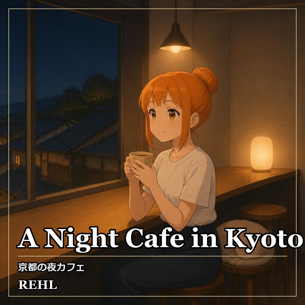 【著作権フリーBGM】配信・動画のためのカフェジャズ 8曲《京都の夜カフェ》|作業・勉強・待機/商用利用OK