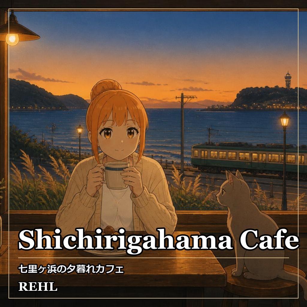 【著作権フリーBGM】配信・動画のためのカフェジャズ 8曲《七里ヶ浜の夕暮れカフェ》｜作業・勉強・待機／商用利用OK