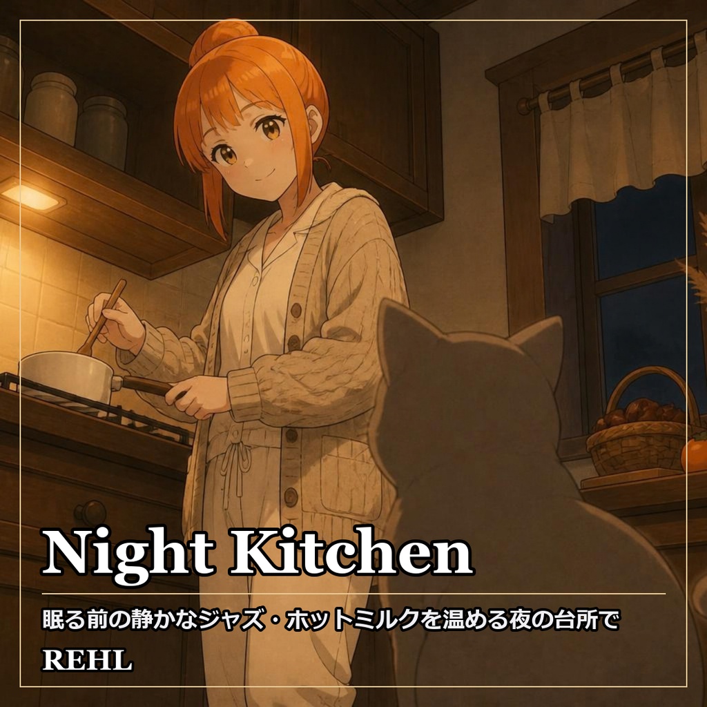 【著作権フリーBGM】拍のない静かなジャズ 8曲《ホットミルクを温める夜の台所で》｜睡眠・リラックス・配信／商用利用OK