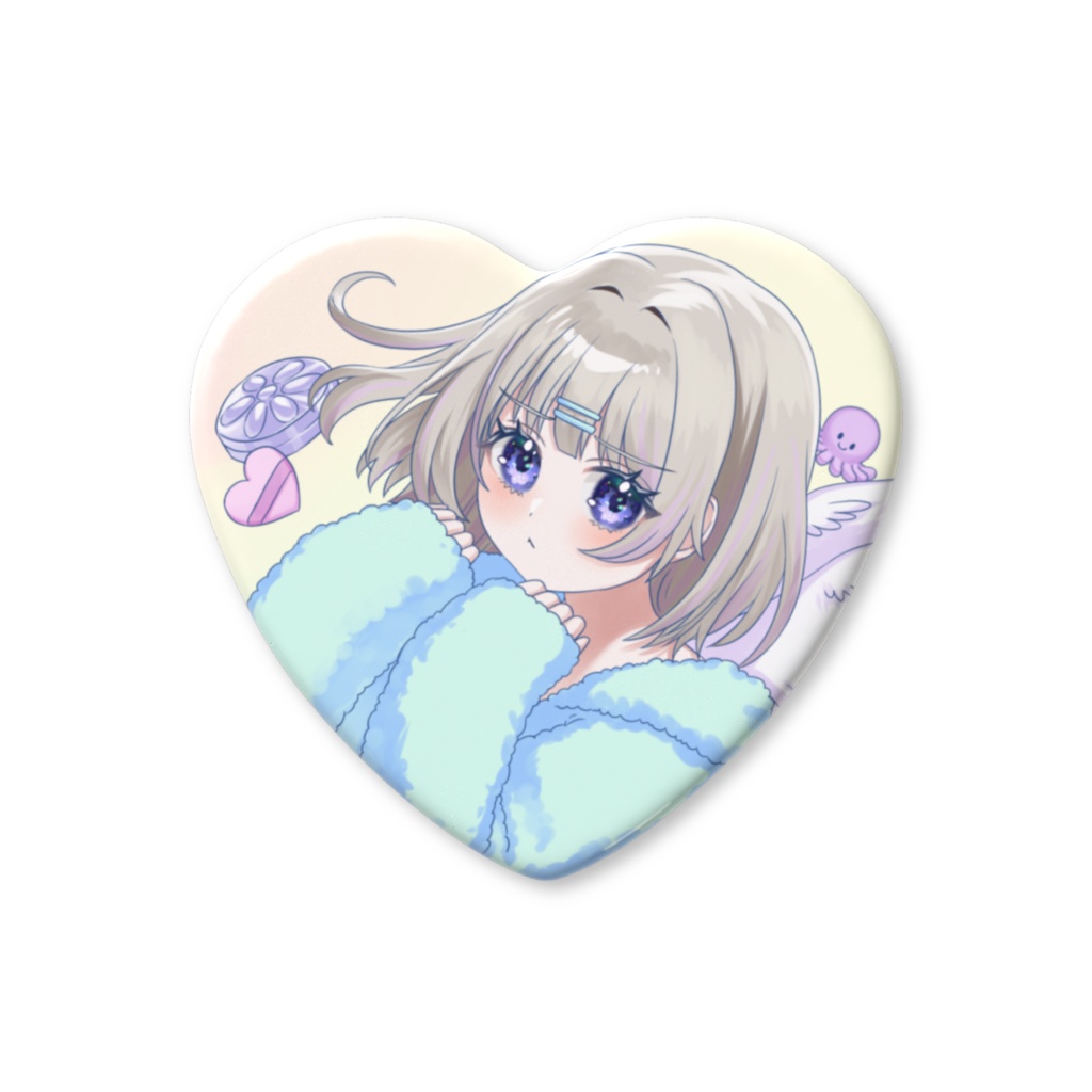 シスラブ羽生粋缶バッチ Aタイプ