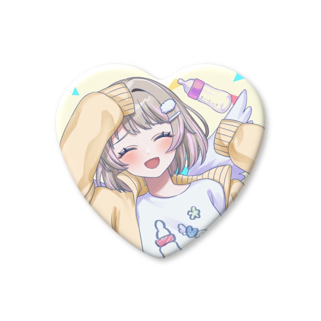 シスラブ羽生粋缶バッチ Bタイプ