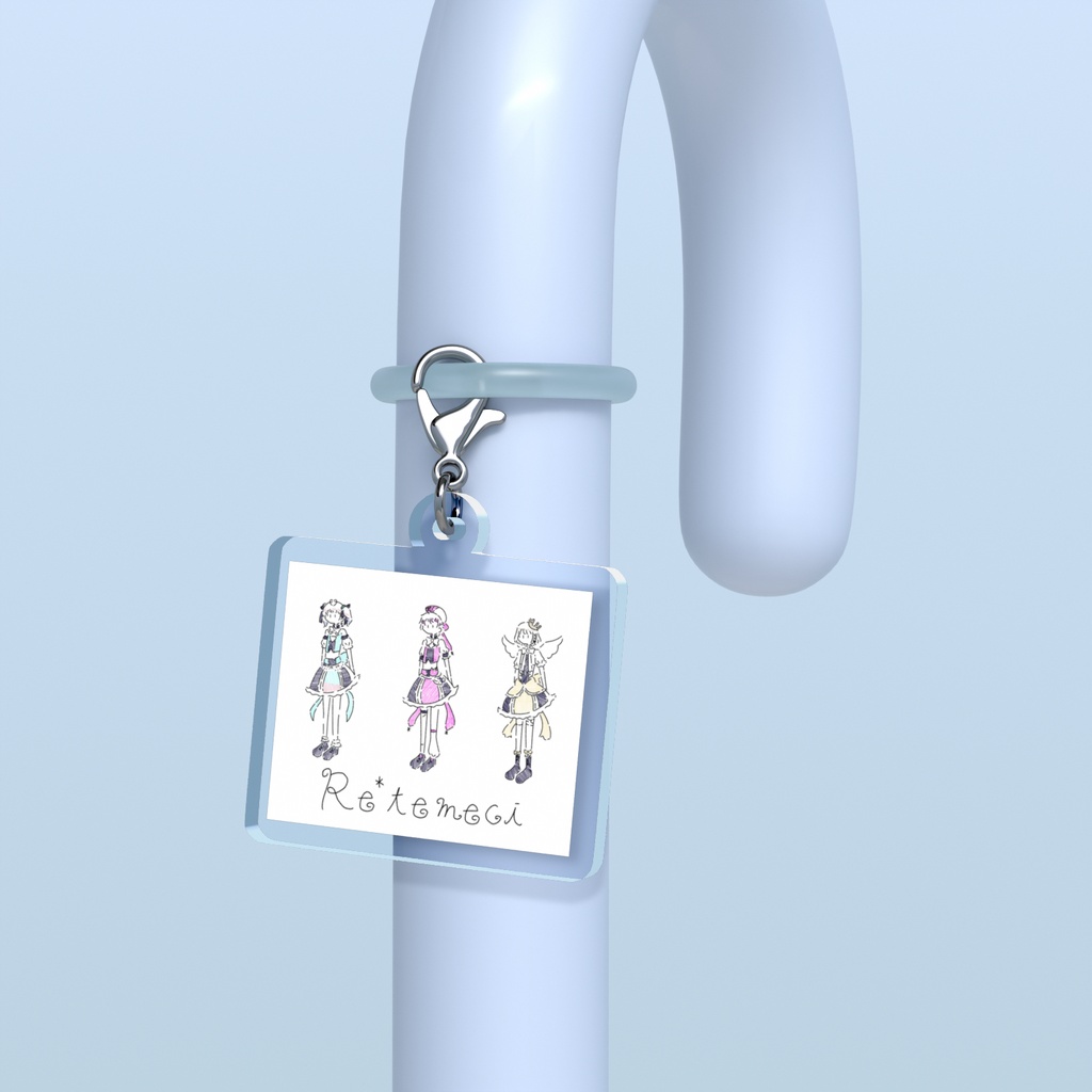 ゆるめしー目印チャーム