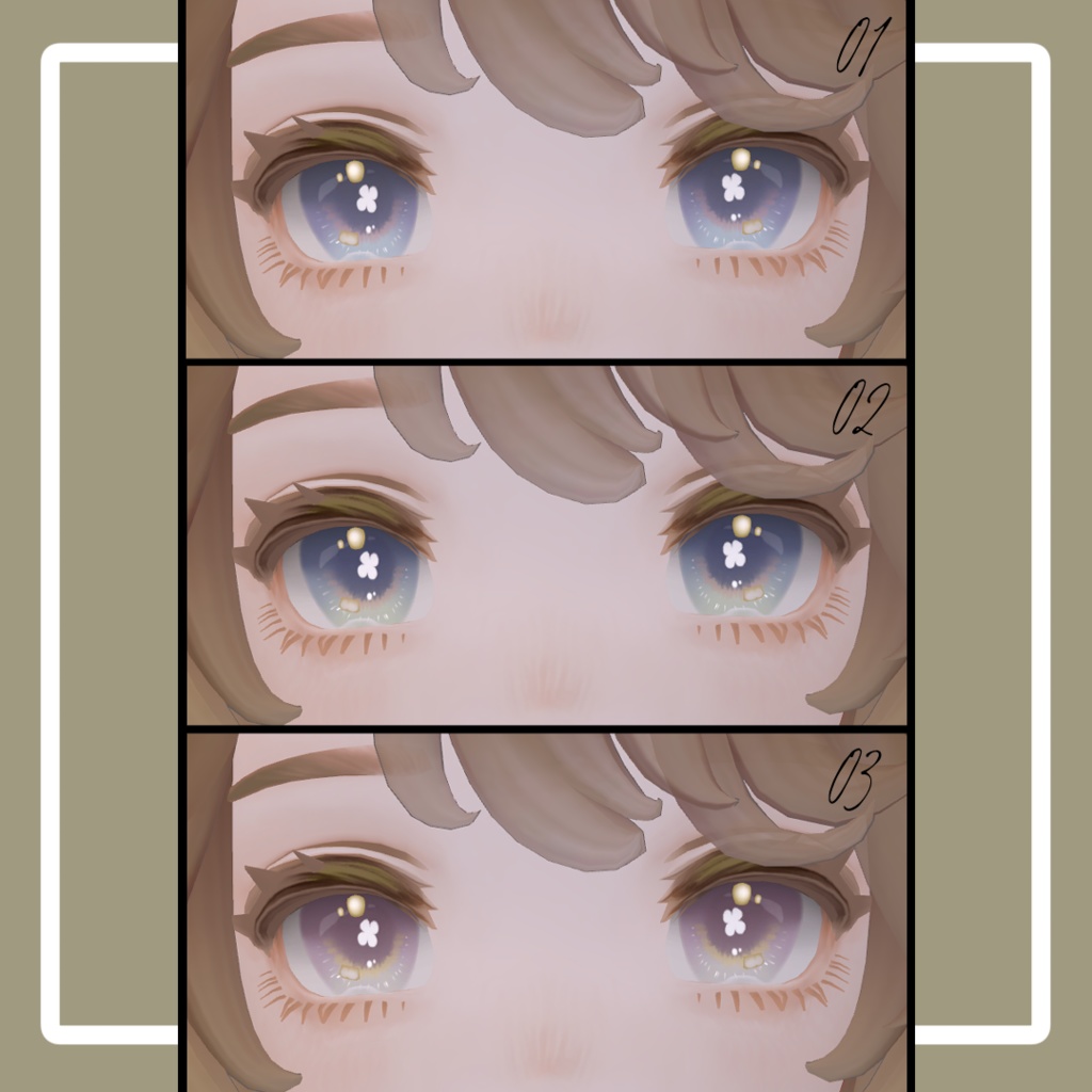 🌟販売セール🌟 Four-leaf Eye Texture【Marycia‐マリシア専用】