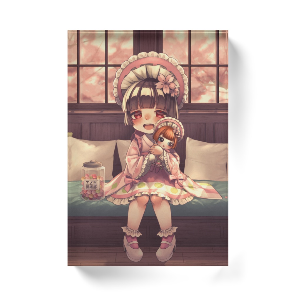 奥座敷さち5周年記念アクリルブロック