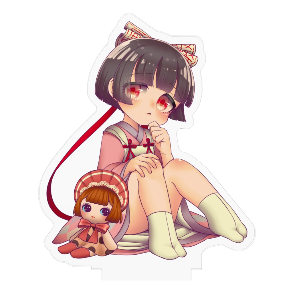 さちとレトロちゃん アクリルフィギュア