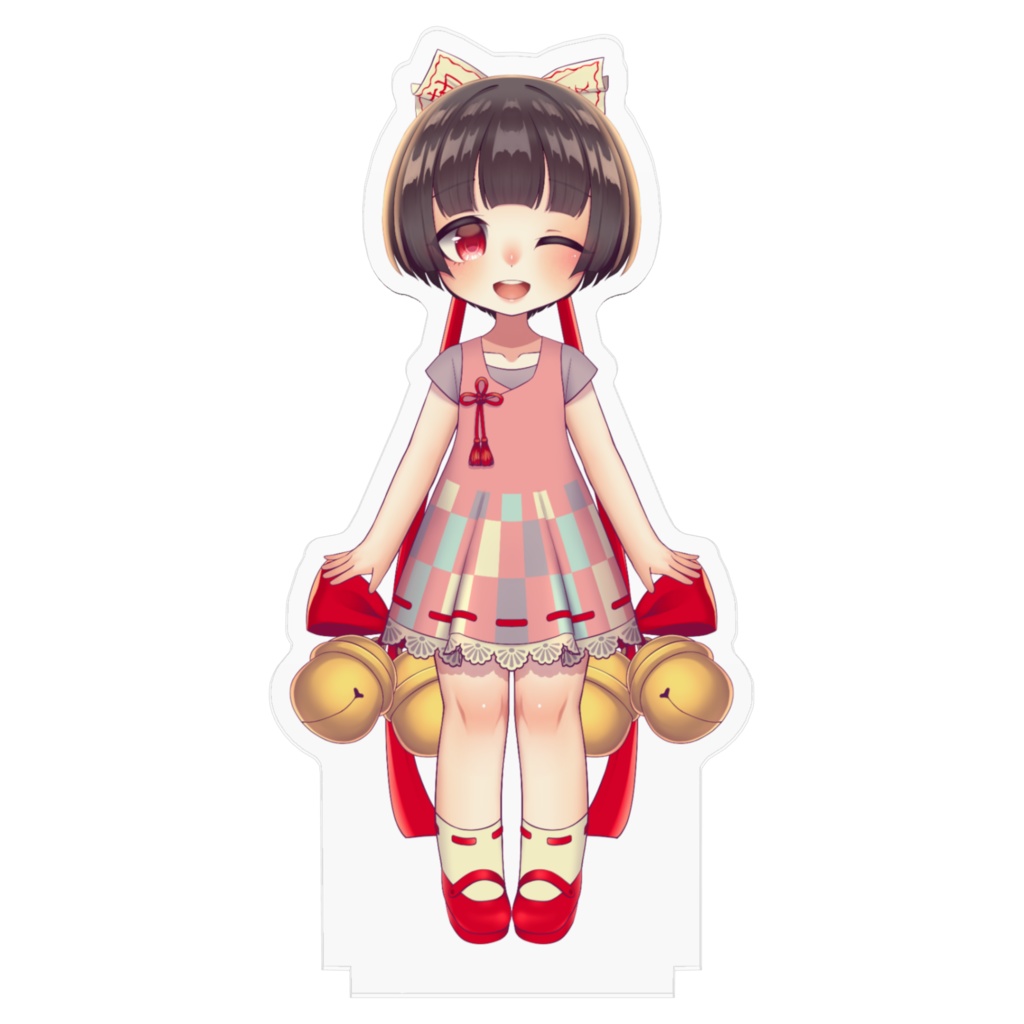 奥座敷さちver.2 半袖ワンピースアクリルフィギュア