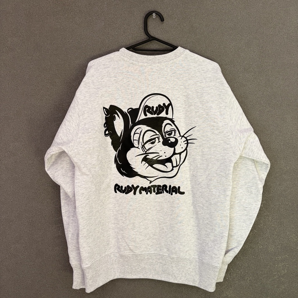 コラボスウェット　RUDY Material (ブラック・アッシュ)コラボシール付き