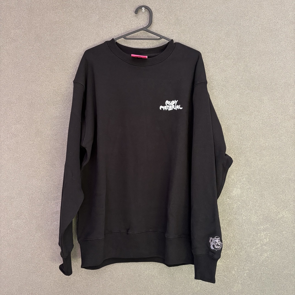コラボスウェット RUDY Material (ブラック・アッシュ)コラボシール付き