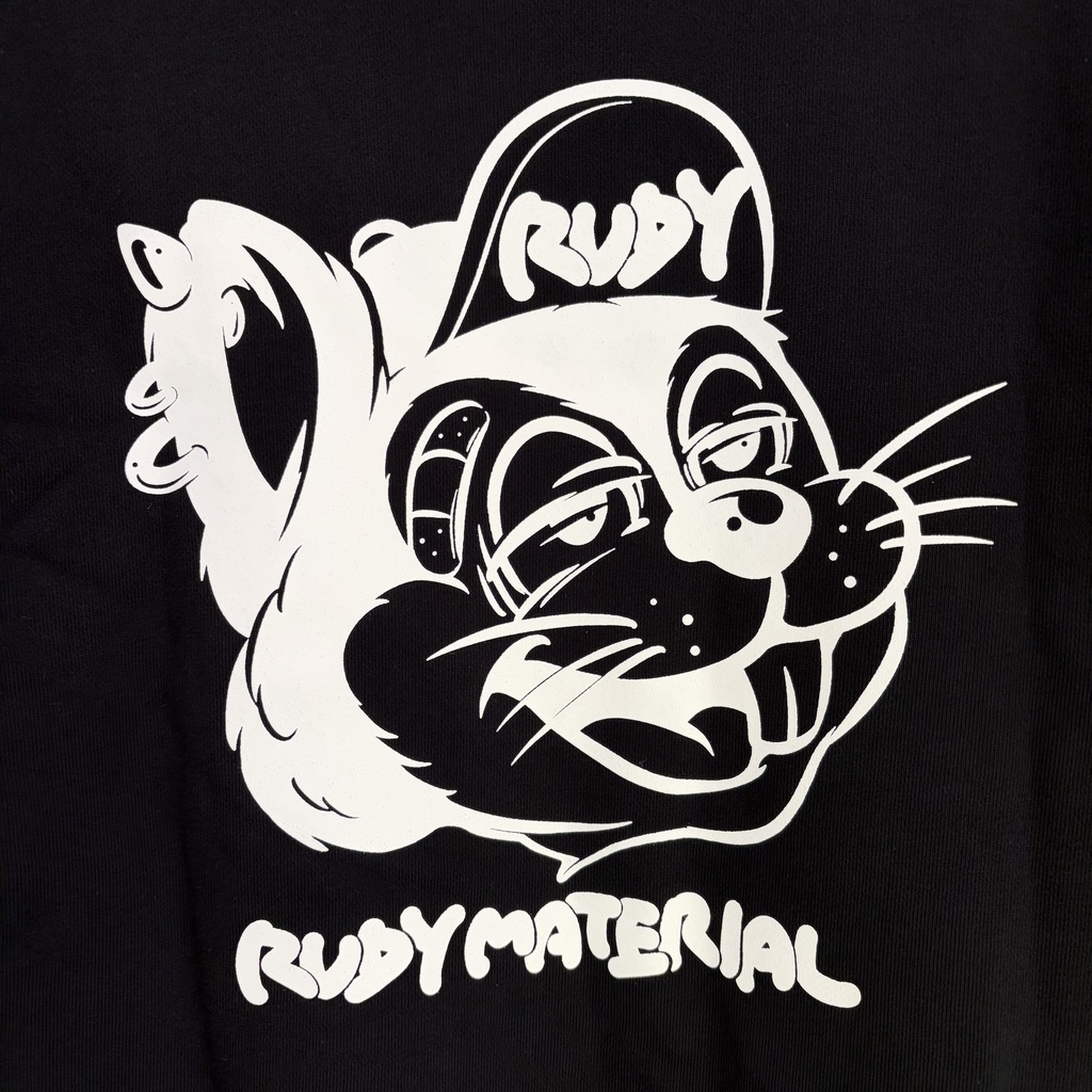 コラボスウェット RUDY Material (ブラック・アッシュ)コラボシール付き
