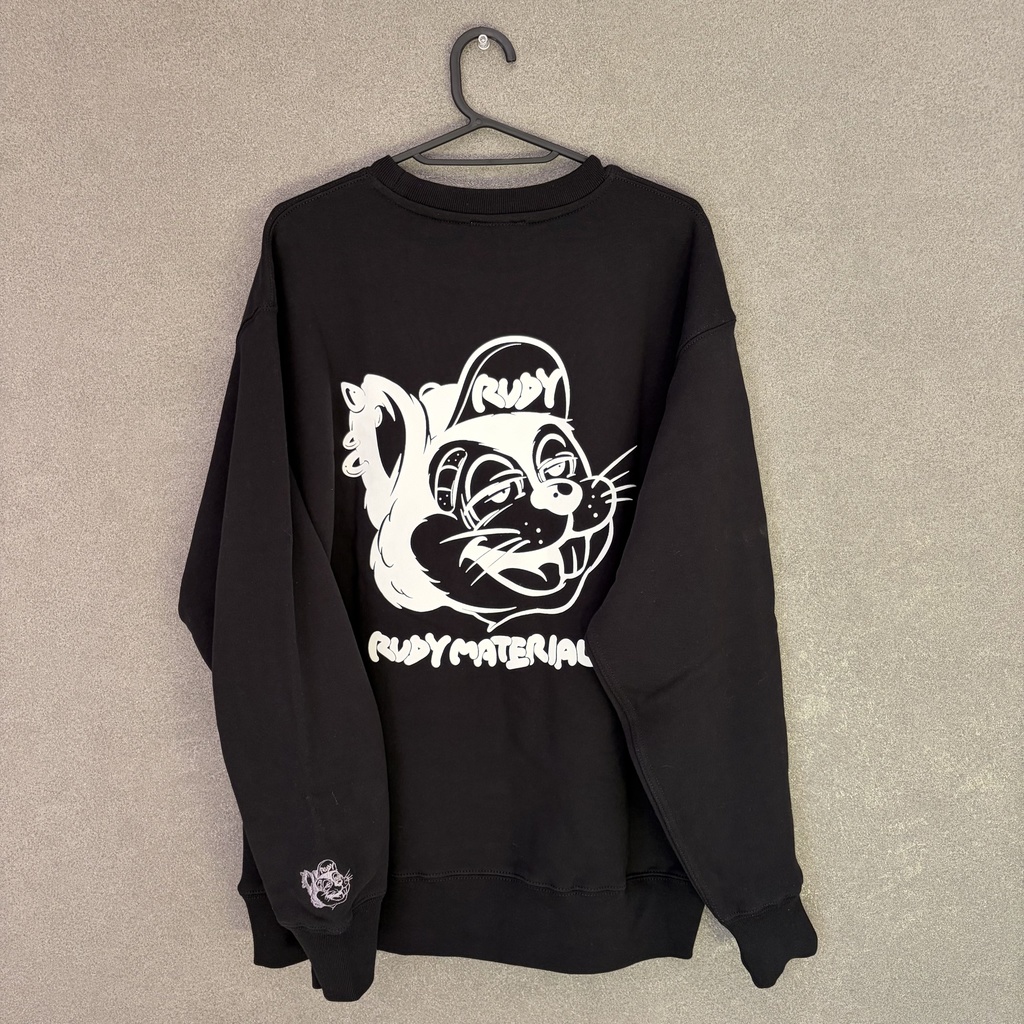 コラボスウェット RUDY Material (ブラック・アッシュ)コラボシール付き