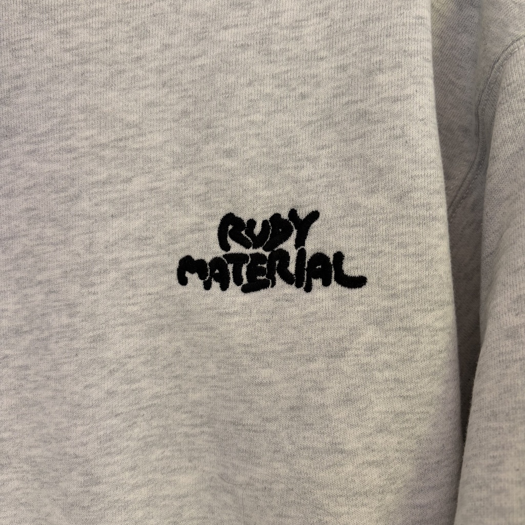 コラボスウェット RUDY Material (ブラック・アッシュ)コラボシール付き