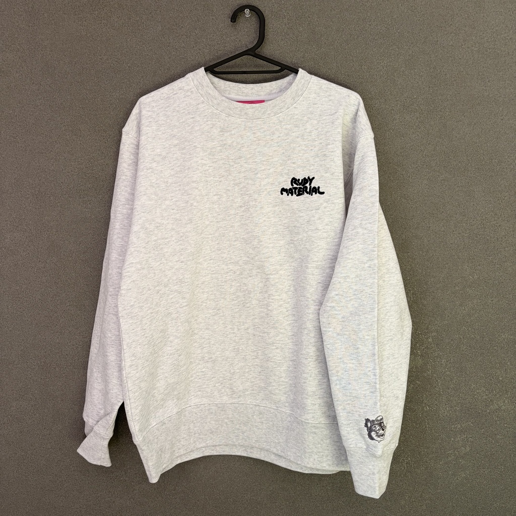 コラボスウェット RUDY Material (ブラック・アッシュ)コラボシール付き