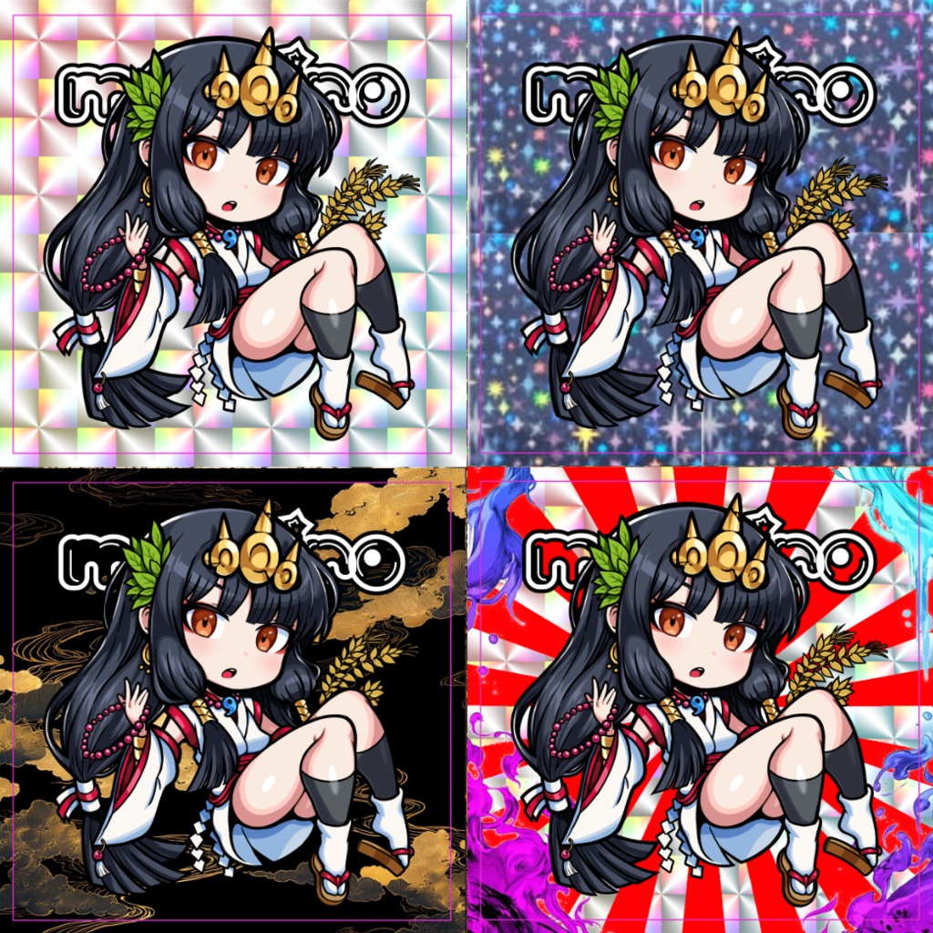 【3/6発売】ヒョウガ×PARADOXコラボ ■卑弥呼（ましろ）４枚セット