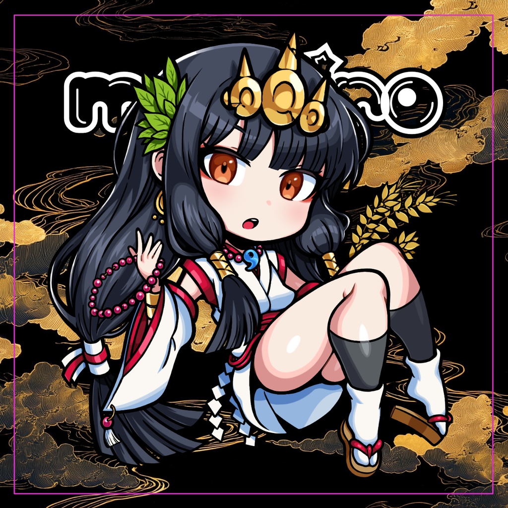 【3/6発売】ヒョウガ×PARADOXコラボ ■卑弥呼（ましろ）アートタックシール