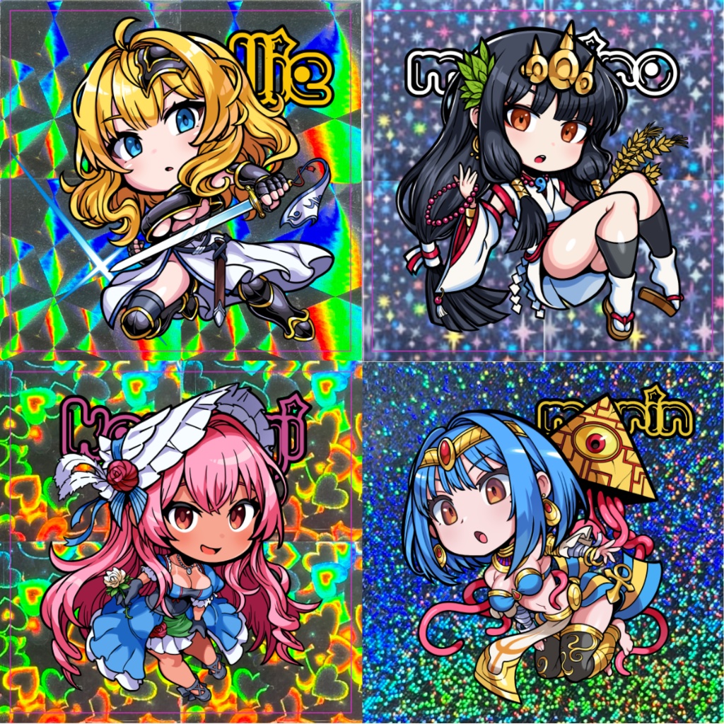 【】特殊ホログラム４枚セット