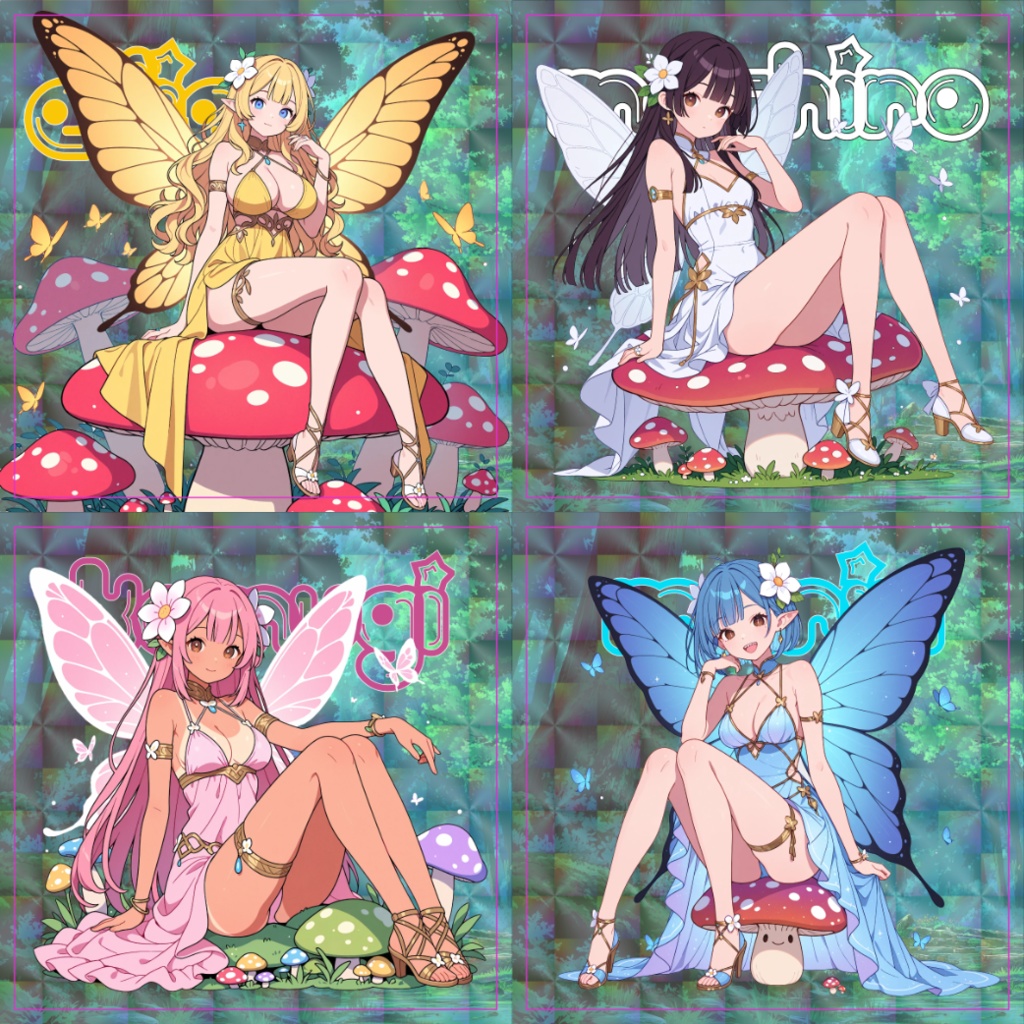 【4/10発売】ピクシーVer B４枚セット＋台紙