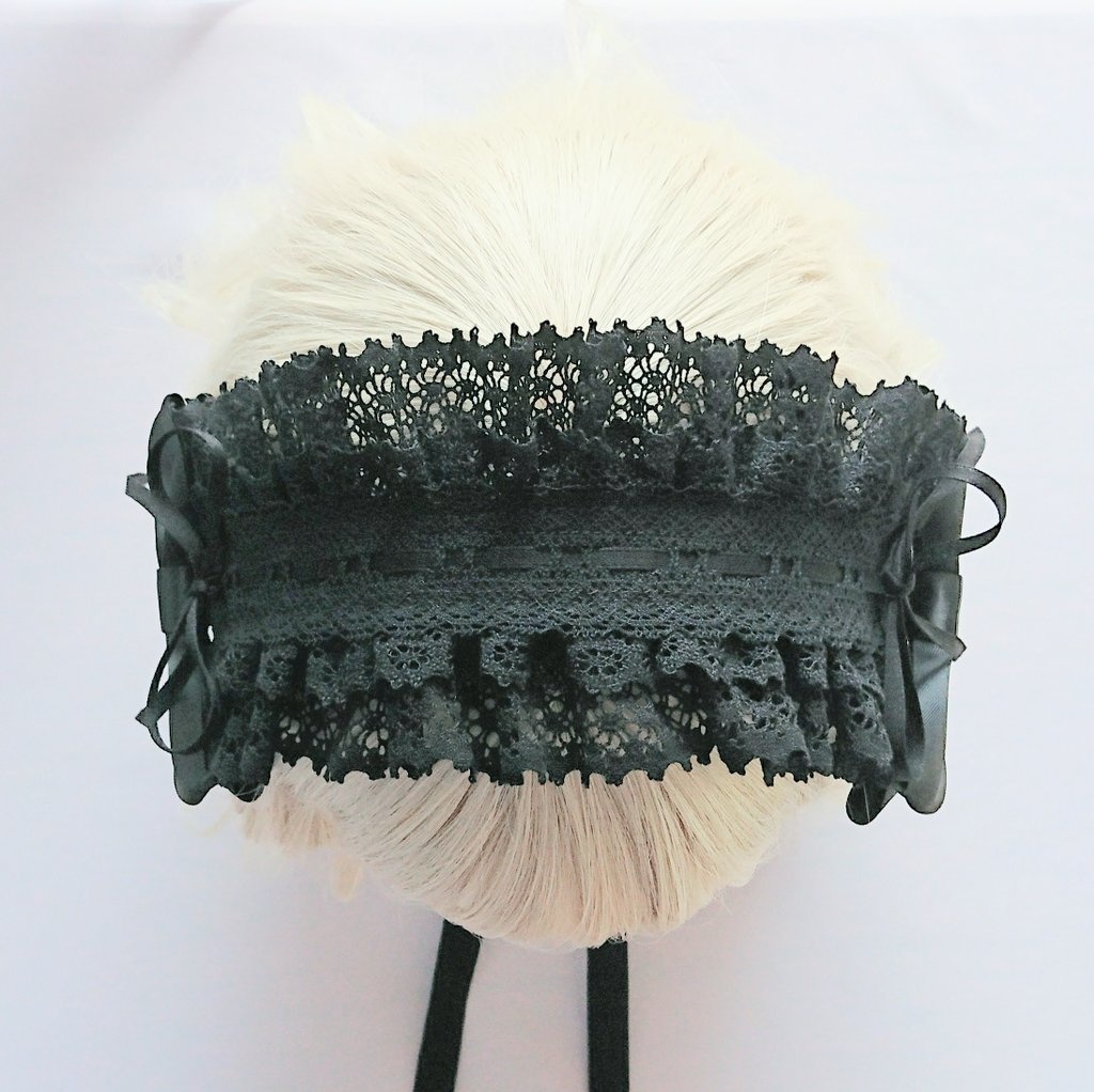 ヘッドドレス 黒