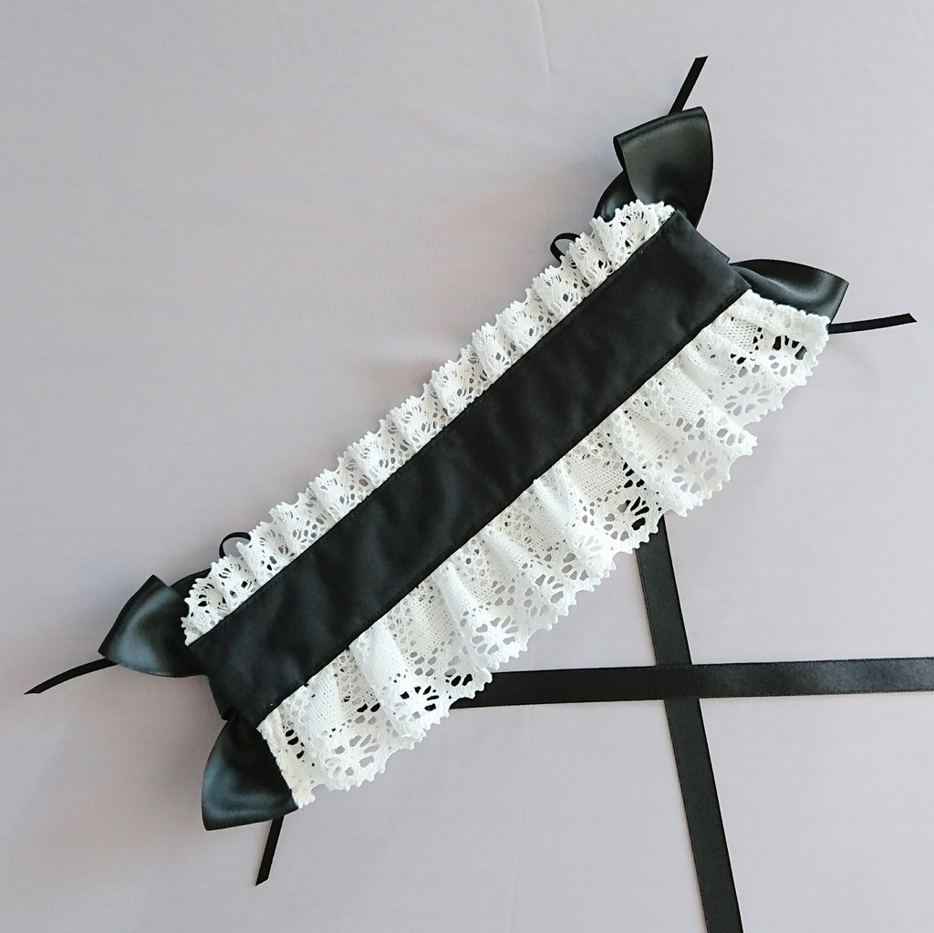 編み上げヘッドドレス 3色展開