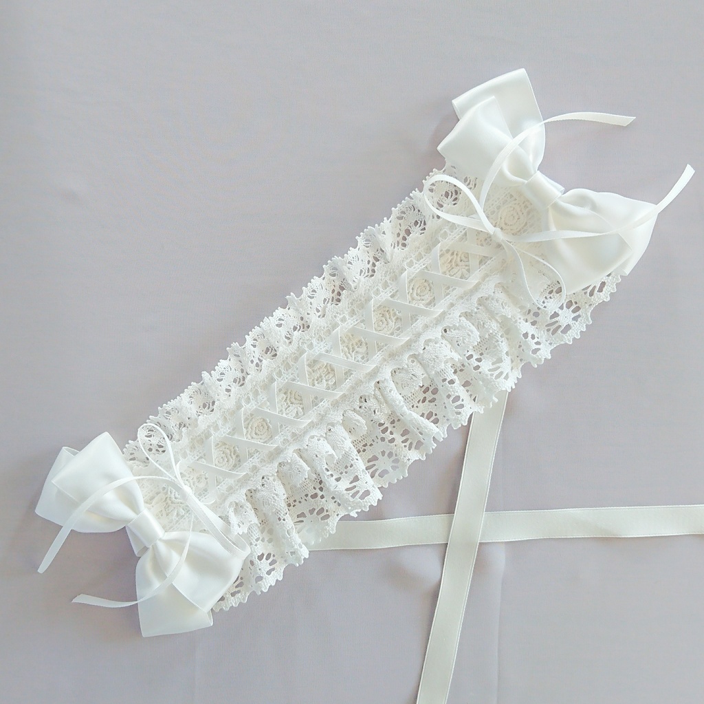 編み上げヘッドドレス 3色展開