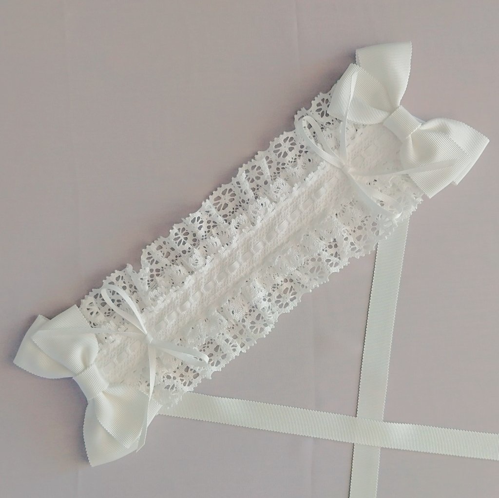 グログランリボンのヘッドドレス 3色展開