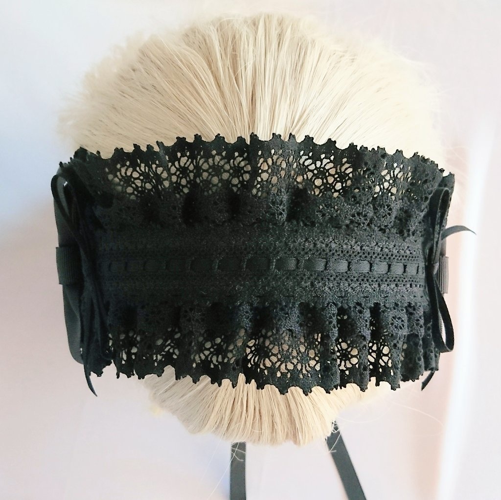 グログランリボンのヘッドドレス 3色展開