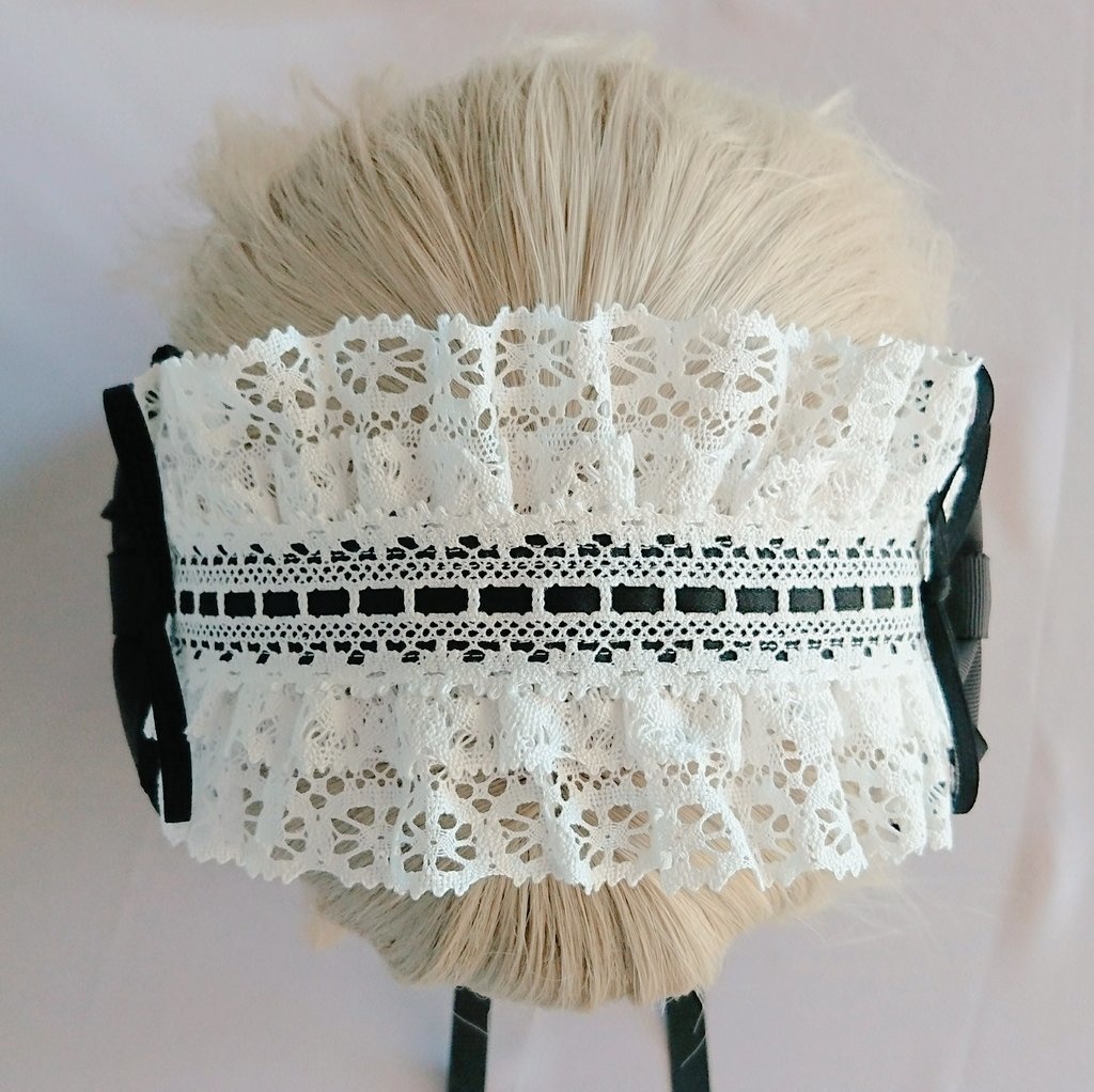 グログランリボンのヘッドドレス 3色展開