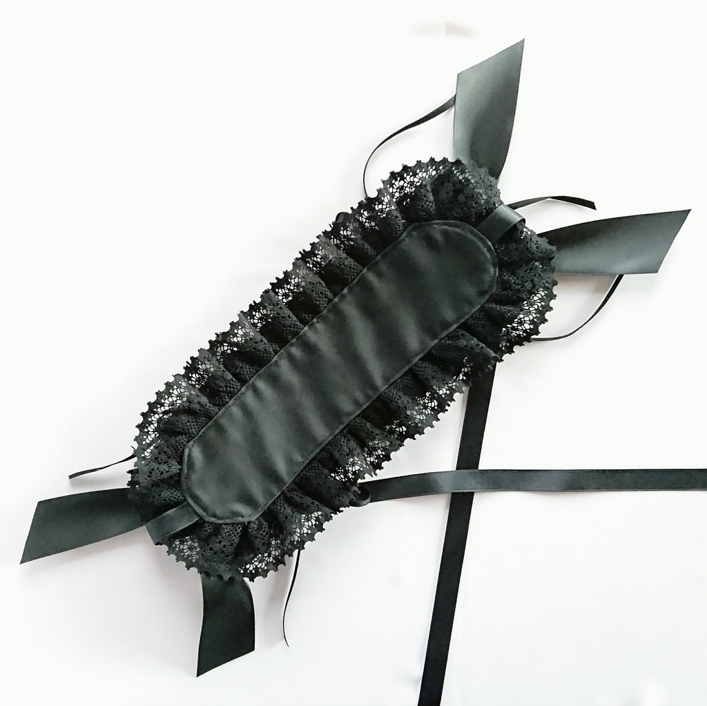 バラとはしごレースのヘッドドレス