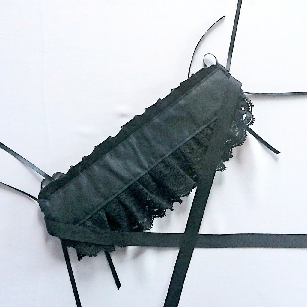 バラのプラボタン付きベルベットヘッドドレス+リングセット