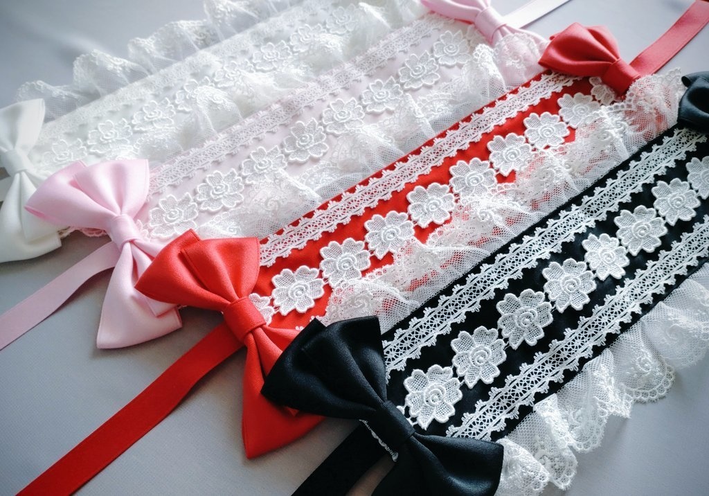 バラのチュールレースヘッドドレス