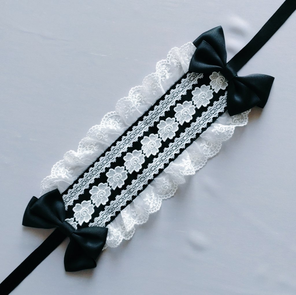 バラのチュールレースヘッドドレス