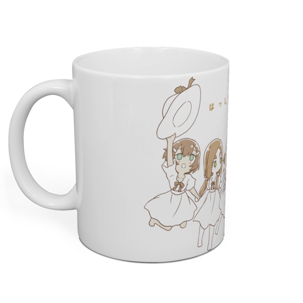 八尺ちゃんメインキャラ(白ワンピ)マグカップ