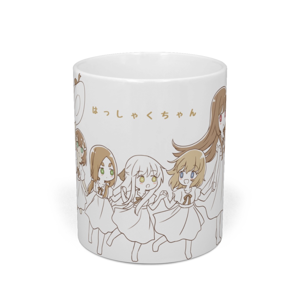 八尺ちゃんメインキャラ(白ワンピ)マグカップ
