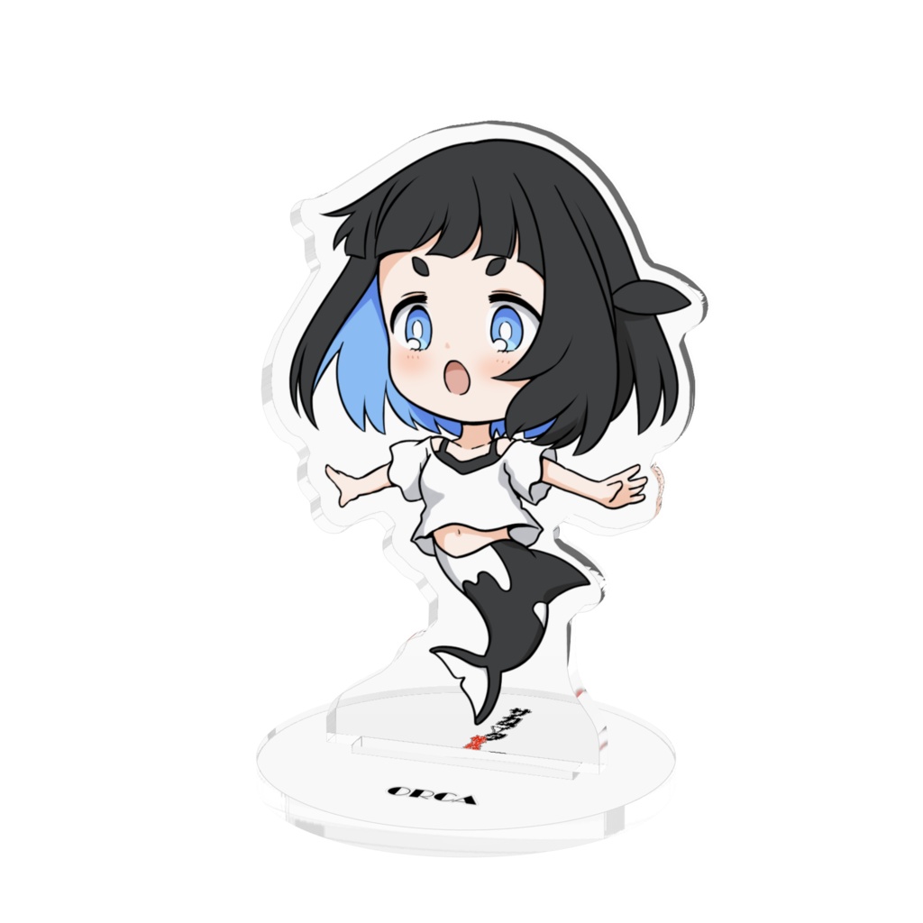 オルカ（鴨川織香）半鯱モード アクリルフィギュア