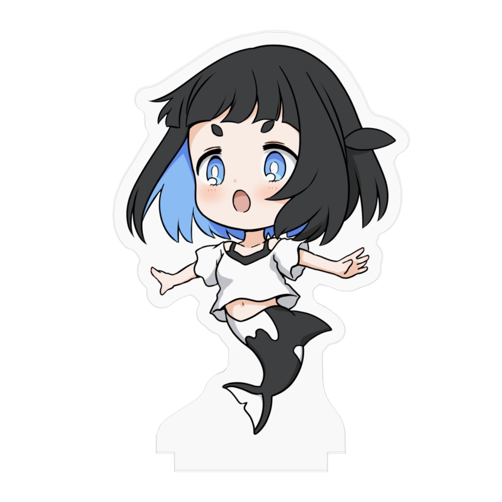 オルカ(鴨川織香)半鯱モード アクリルフィギュア