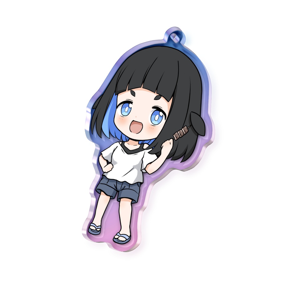 オルカ（鴨川織香） オーロラアクリルキーホルダー