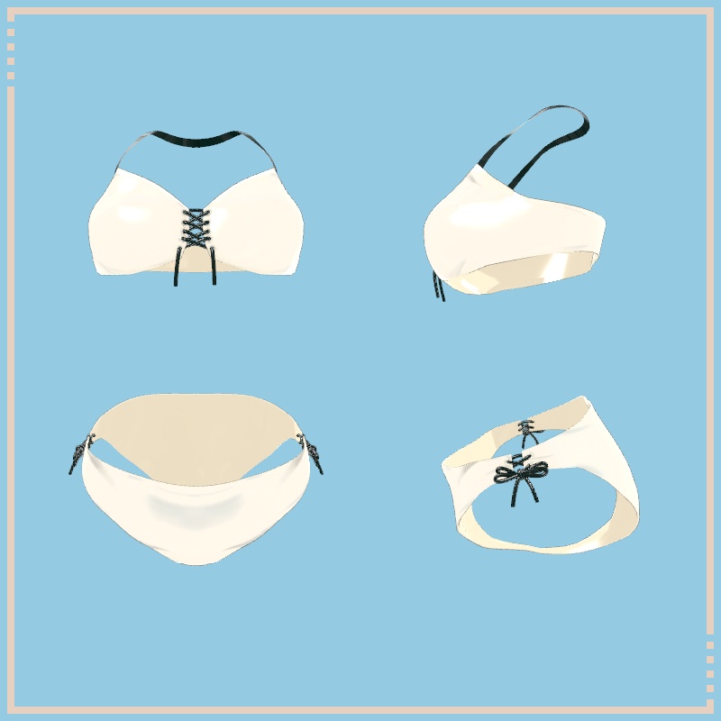 【アンシェ想定】シンプル水着