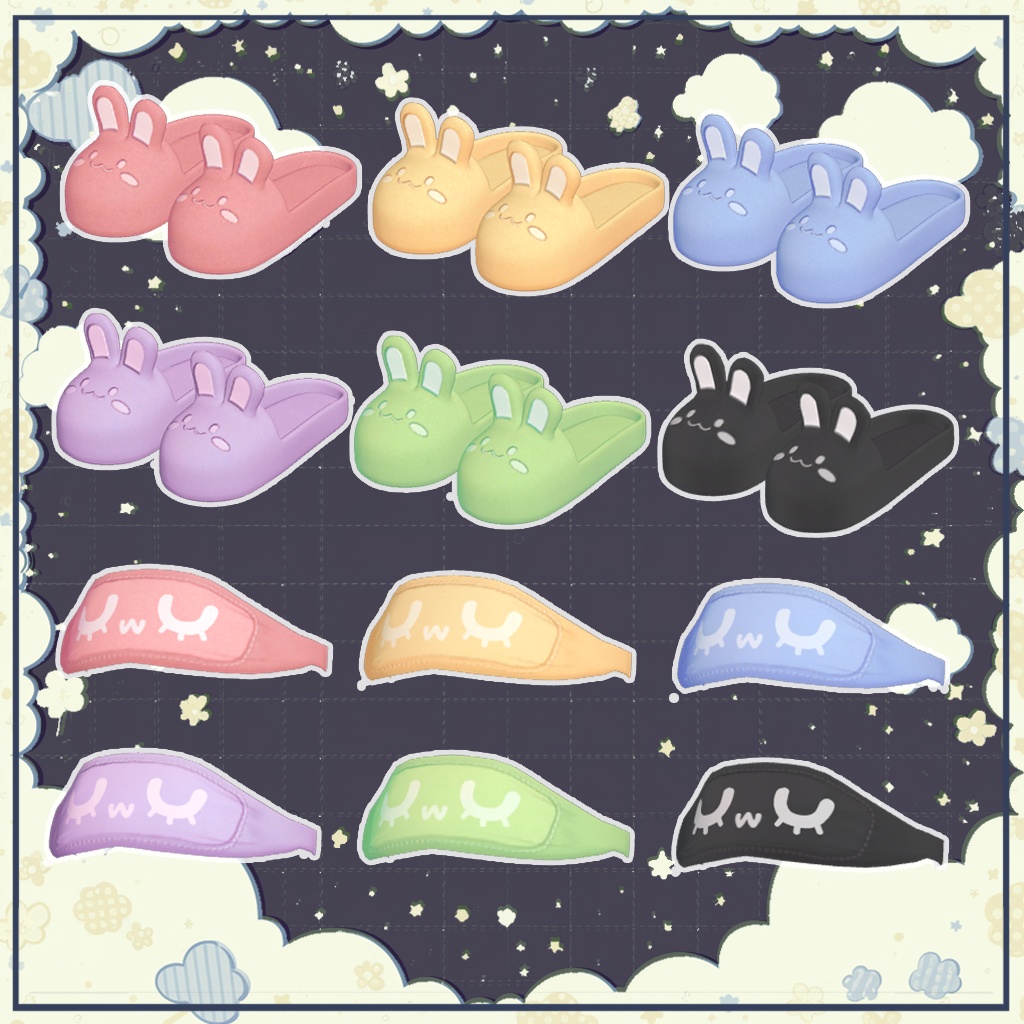 ✨ ON SALE!🎉 💖bunny pajama💖 4体アバター対応