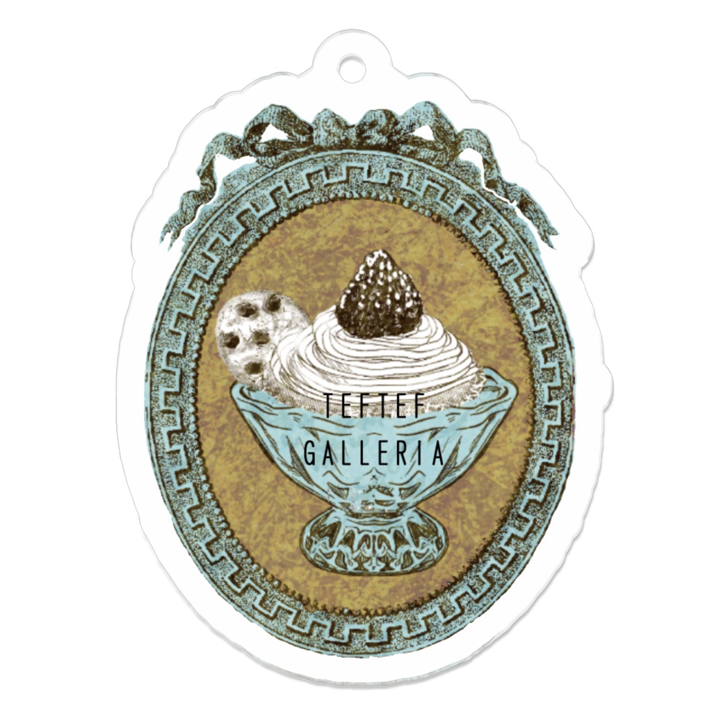 ショートケーキジェラート(ターコイズブルー)