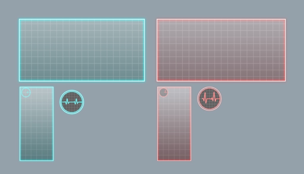 【無料】ココフォリア用_サイバー風素材