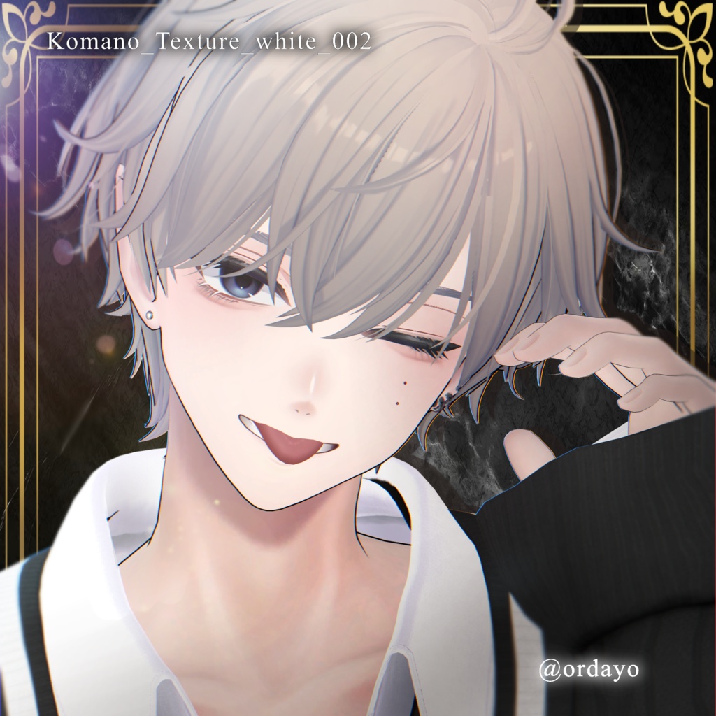 【狛乃(Komano)専用】静寂のノワール – Noir of Silence –|Make up Texture