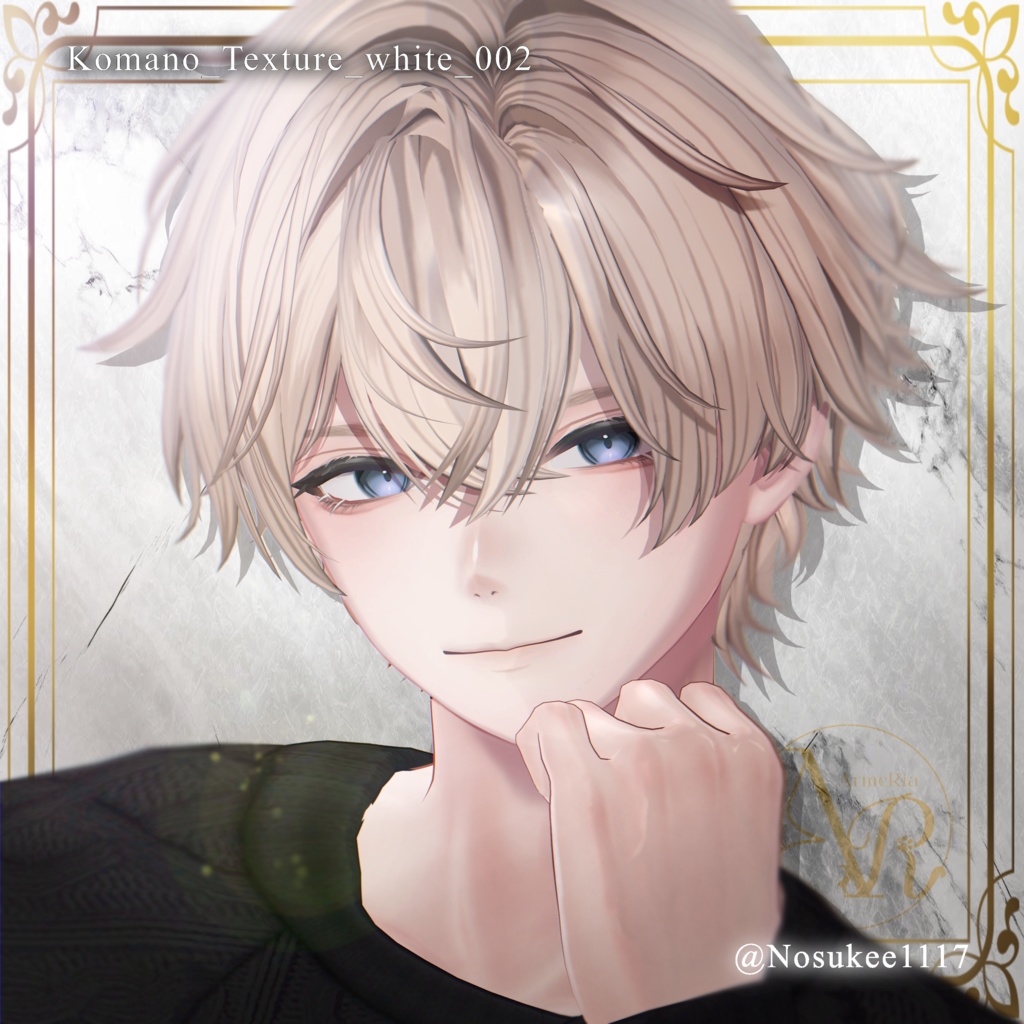 【狛乃(Komano)専用】静寂のノワール – Noir of Silence –|Make up Texture