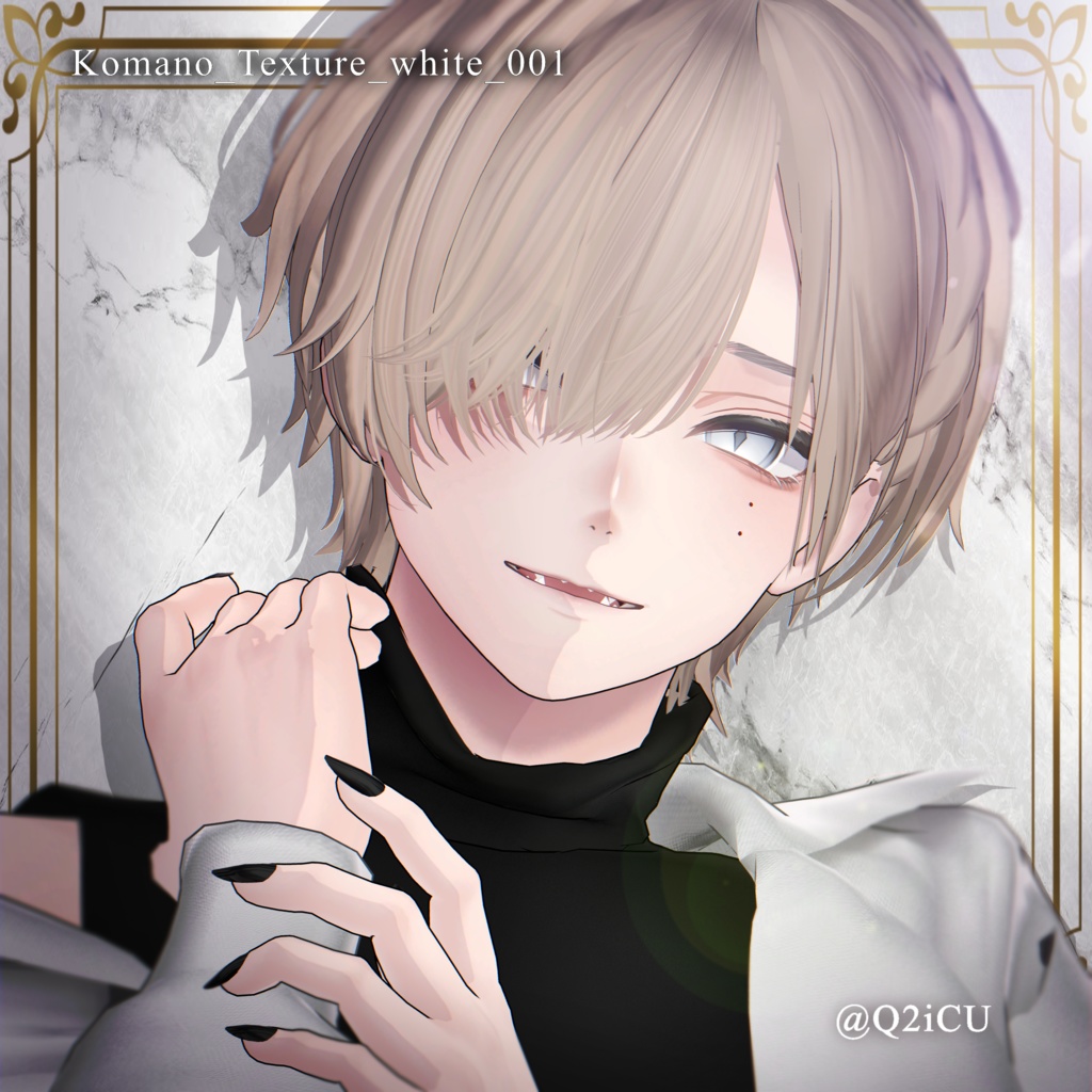 【狛乃(Komano)専用】静寂のノワール – Noir of Silence –|Make up Texture