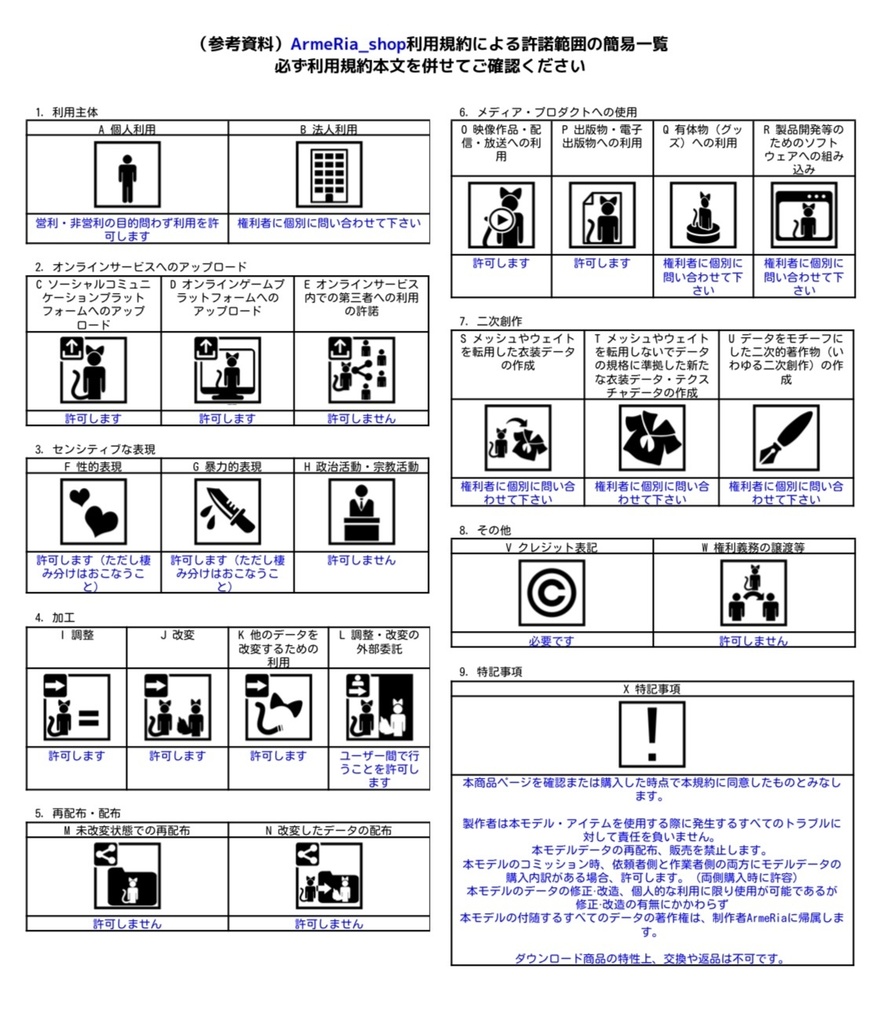 【狛乃(Komano)専用】静寂のノワール – Noir of Silence –|Make up Texture