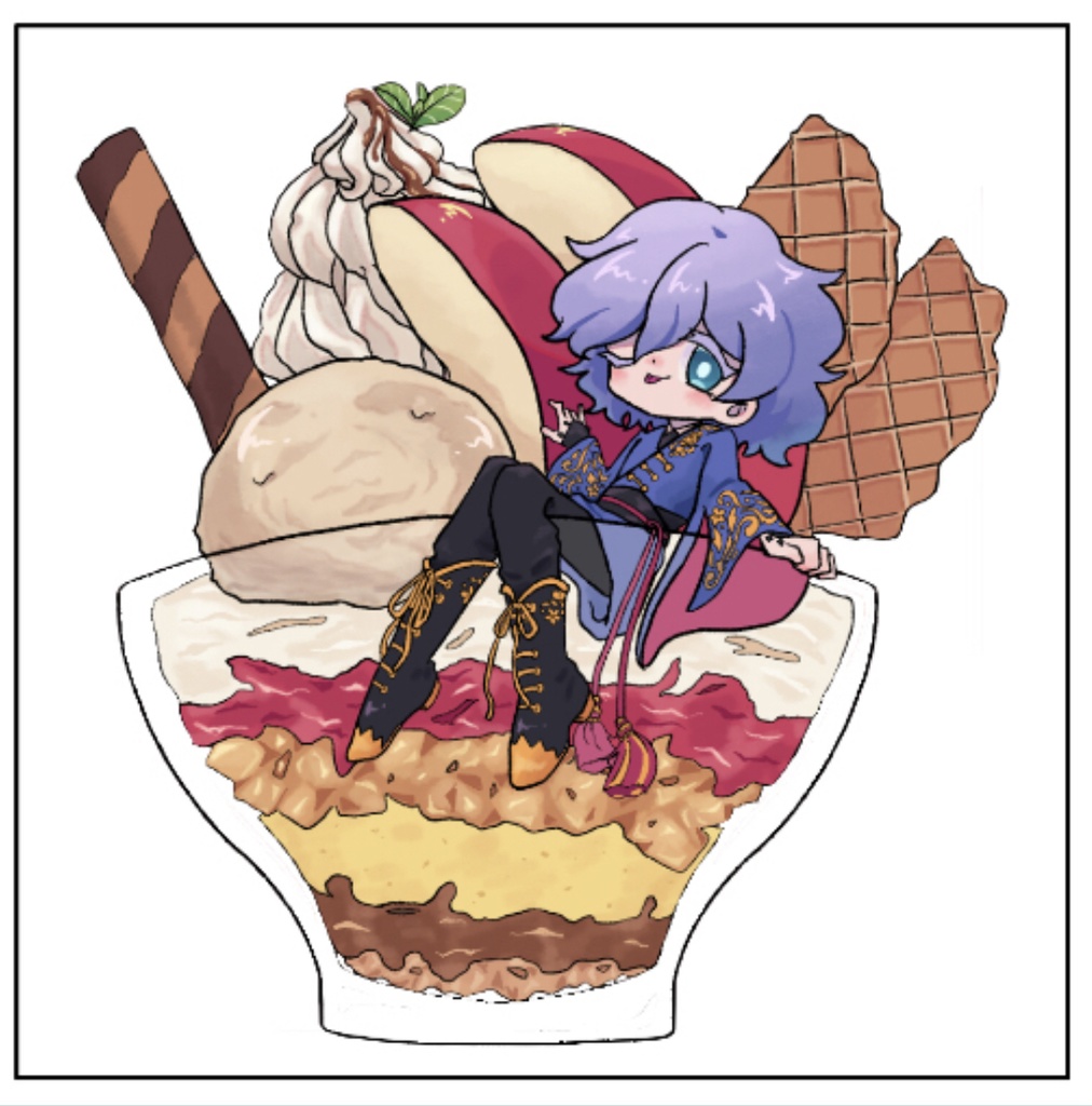 エペルアクリルキーホルダー