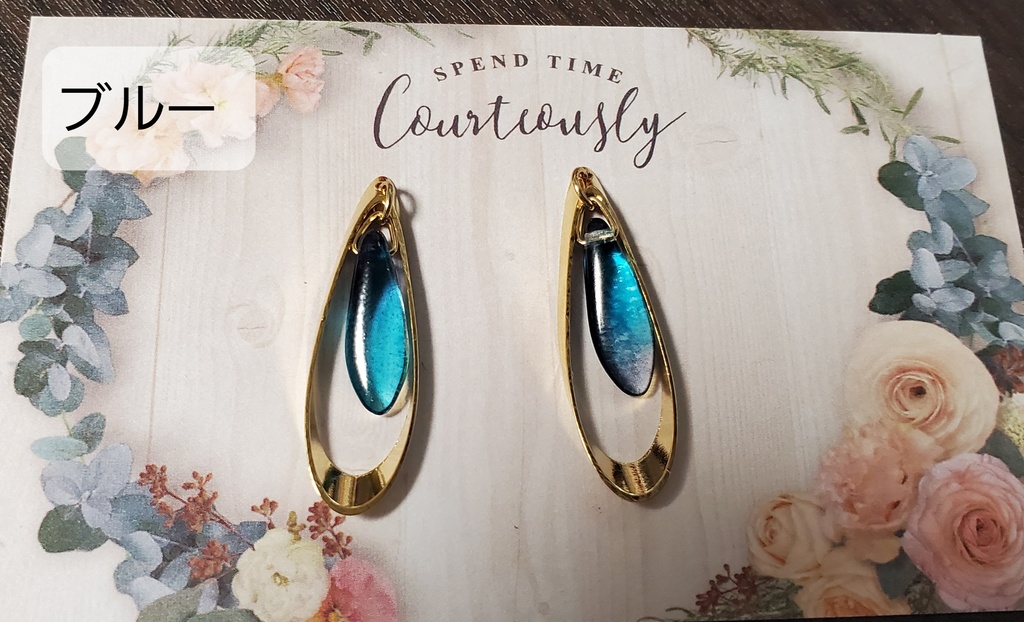 チェコダガーとしずく【イヤリング・ピアス】