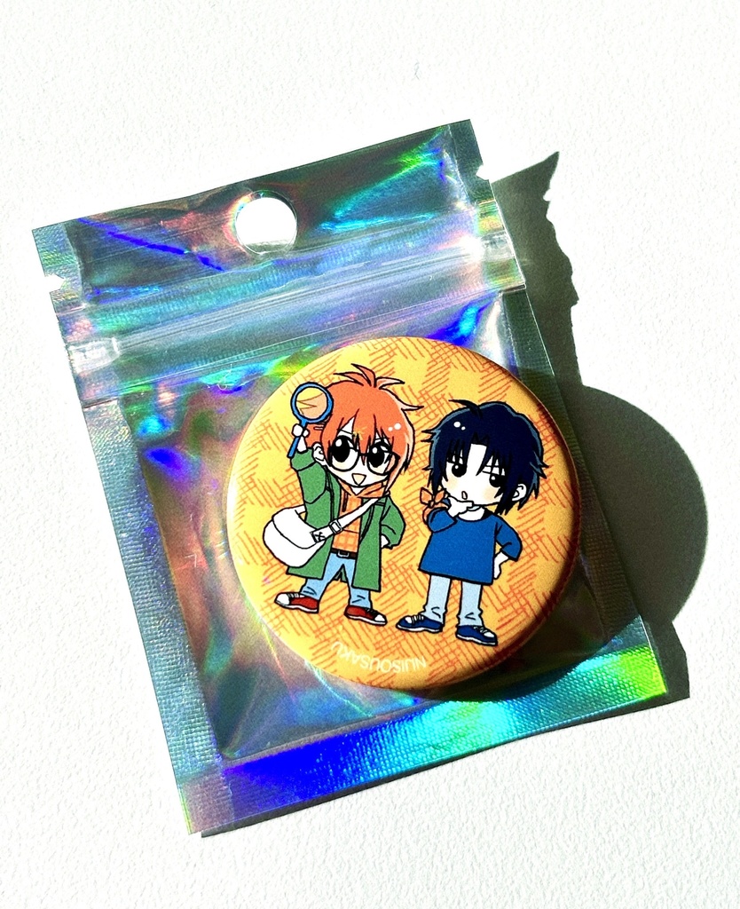 きらきら探偵缶バッジ