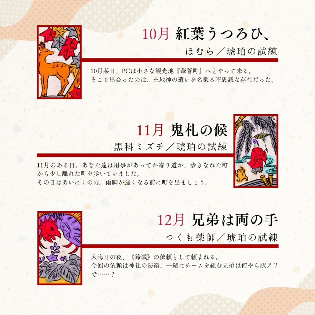 【多生ノ縁】『神盟祭2022シナリオアンソロジー 下』【シナリオ集】